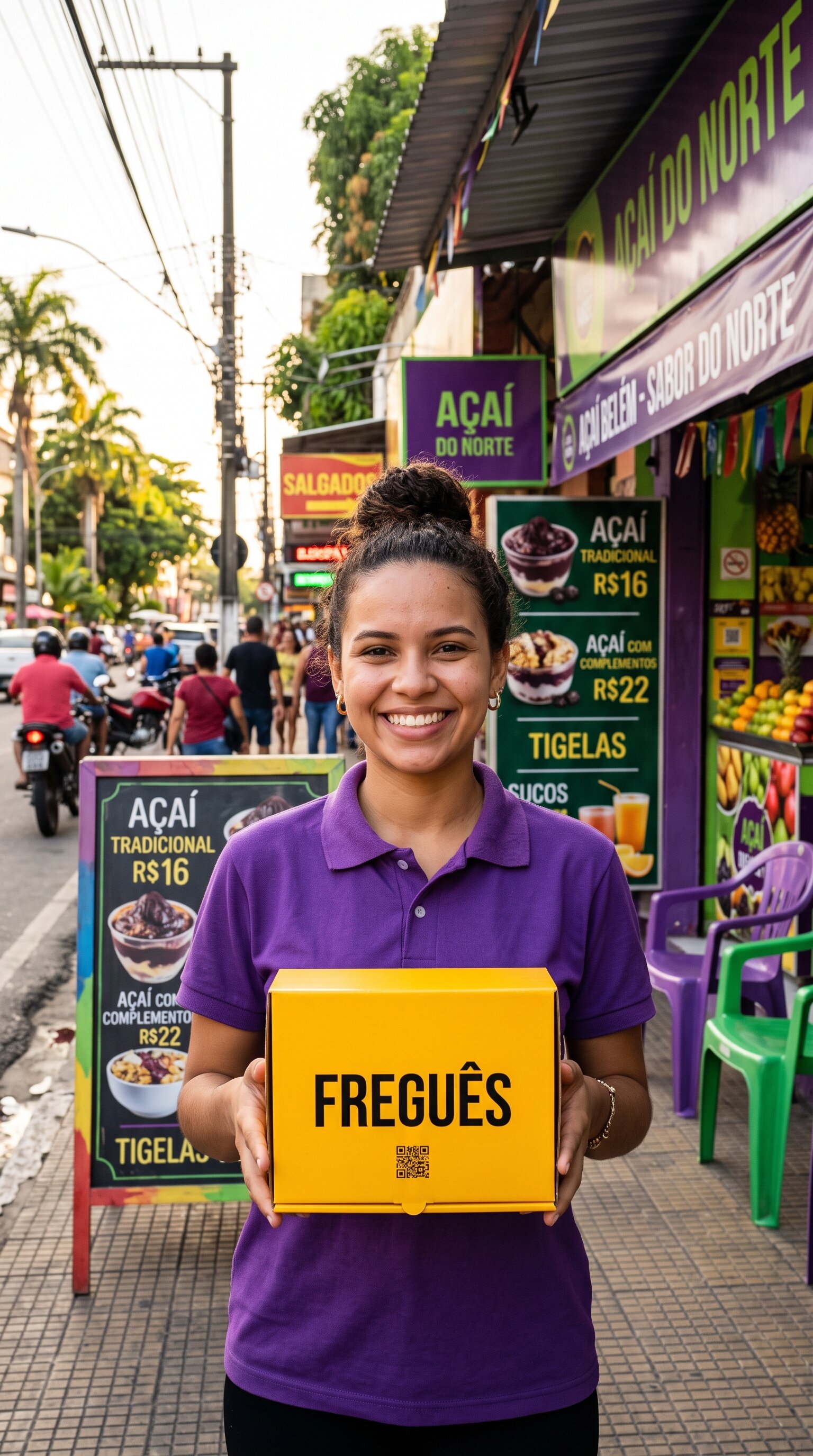 Açaí com o Freguês