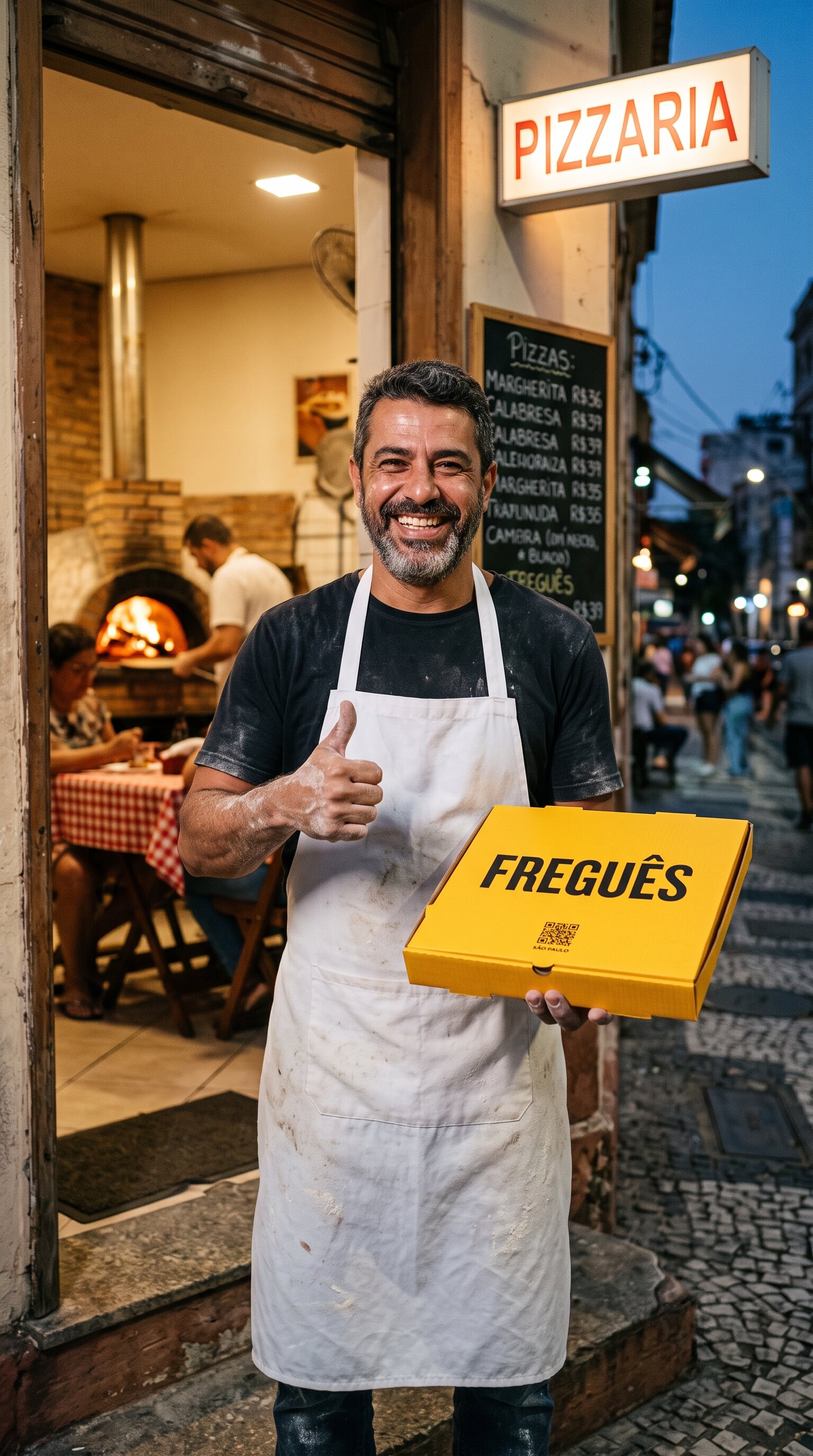 Pizzaria com o Freguês